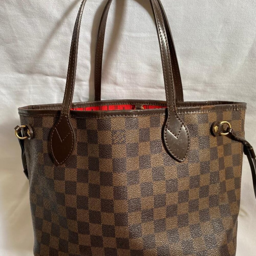 Louis Vuitton Damier Never Full PM Shoulder Bag